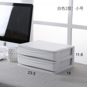 Multilayer cosmetics plastic storage box 03