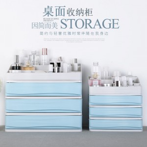 Multilayer cosmetics plastic storage box 01