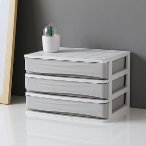 Multilayer cosmetics plastic storage box 03