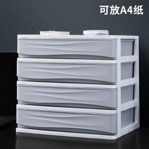 Multilayer cosmetics plastic storage box 03