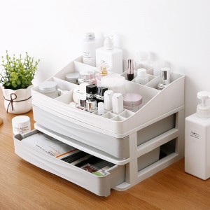 Multilayer cosmetics plastic storage box 01