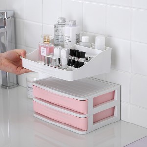 Multilayer cosmetics plastic storage box 02