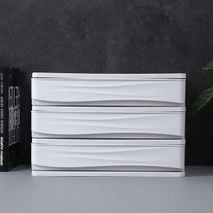 Multilayer cosmetics plastic storage box 03