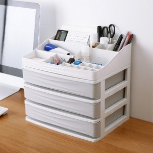 Multilayer cosmetics plastic storage box 01