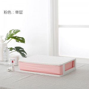 Multilayer cosmetics plastic storage box 02