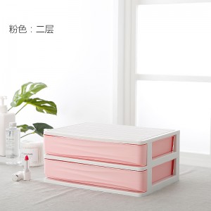 Multilayer cosmetics plastic storage box 02