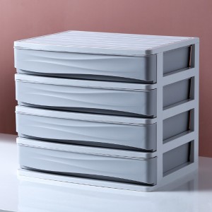 Multilayer cosmetics plastic storage box 03