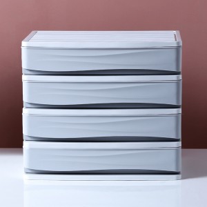 Multilayer cosmetics plastic storage box 03