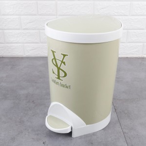 Nordic slow drop plastic sanitary bucket