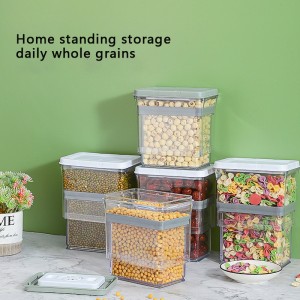 Vacuum grain storage plastic tank