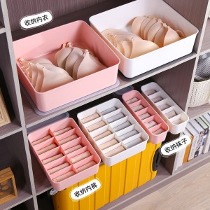 Underwear simple storage plastic box