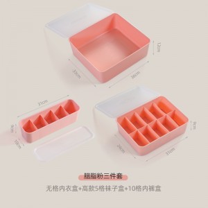 Underwear simple storage plastic box