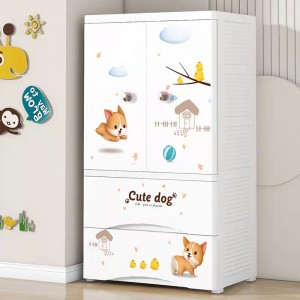 60 66 Double door open plastic cabinet